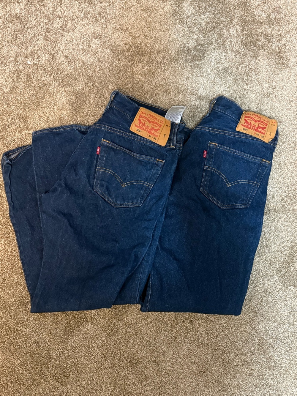Men’s 501 Levi’s Button Fly Jeans Set of 2